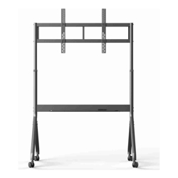 North Bayou HEAVY DUTY ELECTRIC HEIGHT ADJUST TV TROLLEY 80 110 90KG