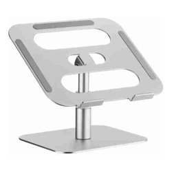 Brateck BrateckLPS03-19 ADJUSTABLE ALUMINUM LAPTOP RISER  For most 11"-15" laptops  tablets (Silver) (LS)