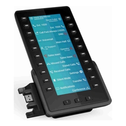 SNOM D8C Expansion module 6.8 Zoll (17.2 cm) TFT colour screen, Expansion module with 60 programmable buttons on 3 sides, Plug-and-play