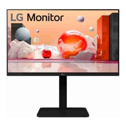 LG 24" FHD IPS Business FHD 1920x1080 16:9 5ms Height Adjustment Tilt Swivel Pivot VESA Display Port HDMI Headphone Audio 3yrs Monitor