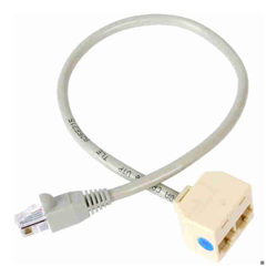 StarTech STARTECH.COM RJ45 SPLITTER Cable ADAPTER CAT5/CAT5E Cable DROP LTW