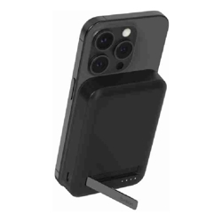 Belkin BoostCharge Qi2 15W 10K Power Bank Wireless Charger, Black(BPD008BTBK) 45cm USB-C to USB-C Cable, 15W Total Power, 4-Port Power Bank
