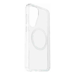 OtterBox Symmetry Clear Magnets Samsung Galaxy S25 5G (6.2") Case Clear (77-97403) DROP+ 3X Military Standard Raised Edges 7 Years Warranty