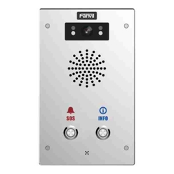 Fanvil I16SV02P Outdoor Video SIP Intercom Water  dust proof SIP Intercom IP65 (2 button), Built-in HD camera, HD voice, built-in 3W speaker TF card