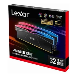 Lexar U-DIMM DDR5 6000 32GB (16X2)  ARES RGB 2nd Gen Black 2PACK GL