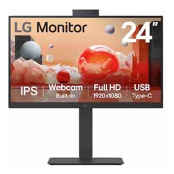 LG 23.8" (16:9) FHD IPS, HDMI, DP, USB-C, 90W, USB(4), RJ45, DAISY CHAIN, KVM,SPKR, H/ADJ,