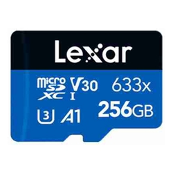 Lexar High-Performance 633x 256GB microSDHC/microSDXC UHS-I SDMI Card