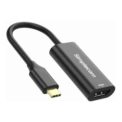 Simplecom DA105 USB-C to HDMI 2.1 Adapter 8K@60hz Converts a USB-C port to a HDMI output Compatible with smartphone or laptop with DisplayPort Alterna