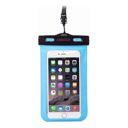 Choetech WPC007-BE Universal WaterProof Cell Phone Pouch bag up to 8-inch (Blue)
