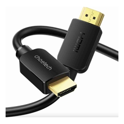 CHOETECH XHH-TP20 8K HDMI 2.1 Cable 8K@60Hz 48Gbps 2M Braided Cable - Black