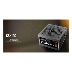 Antec CSK650DC 80+ Bronze 115V Continuous Power DC to DC Flat Cables 5Yrs Warranty. CircuitShield Protections ThermalReliable Value Power Supply