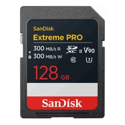 SanDisk SDSDXDM-128G Extreme PRO SD UHS-II V90 Card