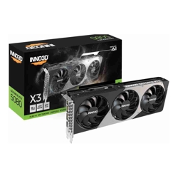 INNO3D nVidia GeForce RTX 5080 X3 16GB GDDR7 2617 MHz Boost Clock, RAM 30 Gbps, 3x DP, 1xHDMI 300x116x41mm Dual Slot