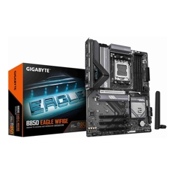 Gigabyte B850 EAGLE WIFI6E 1.0, AMD AM5, 4 x DDR5 up to 256 GB,  1 x HDMI, 4 x PCI Express x16, 3 x M.2, 4 x SATA, 6 x USB 3.2