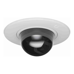 Ubiquiti G5 Dome Camera Ultra Flush MountWhite Accessory For Recessed Instal Into A Wall/Ceiling With Smoked Bubble Enhanced Discretion2 Yr Warr