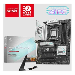 MSI B850 GAMING PLUS WIFI, AM5, B850, DDR5 8200+OC, PCIe 5.0, M.2 Gen5/Gen4, WiFi 7, 5Gb LAN, USB 10G/5G, SATA, 7.1 Audio, 2yr wty