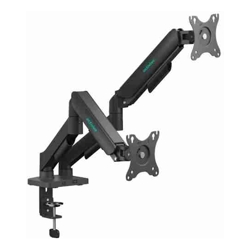 mbeat activiva Ergolife Dual-Screen Gas Spring Monitor Arm allows you to smoothly adjust the heightangle and tilt of both screens with minimal (LS)