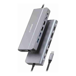 mbeat Elite X14 Triple 4K Display Multi-Port USB-C Hub USB-C 3.2 Gen 2 x 1, Supports USB-C DisplayPort 1.4 (DP-Alt Mode)  HDMI 2.0 Version x 2, Max.