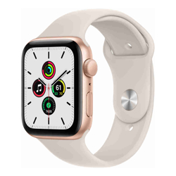 Apple Watch SE (GPS) - 40mm Aluminium - Gold with Pink Band (Refurbished)