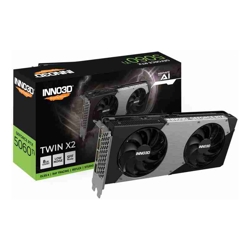 Inno3D nVidia GeForce RTX 5060 Ti TWIN X2 8GB GDDR7 2572MHz Boost Clock RAM 28Gbps 3xDP 1xHDMI