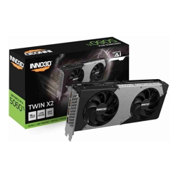 INNO3D nVidia GeForce RTX 5060 Ti TWIN X2 16GB GDDR7, 2572MHz Boost Clock, RAM 28Gbps, 3xDP, 1xHDMI