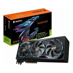 Gigabyte GV-N507TAORUS M-16GD, GeForce RTX 5070 Ti, CUDA 8960, 16 GB, GDDR7, PCI-E 5.0, 750W, HDMI 2.1b x1