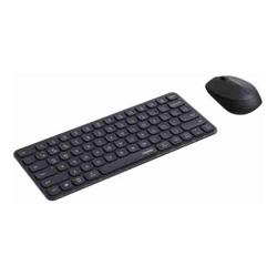 RAPOO X9010M Multi-mode Wireless Ultra-slim Desktop Combo Set Dark Grey