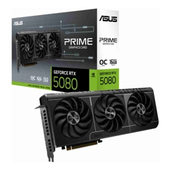 Asus nVidia GeForce PRIME-RTX5080-O16G OC Edition 16GB GDDR7 2655 MHz Boost Clock 30 Gbps 256-bit Digital Max Resolution 7680 x 4320
