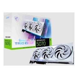 MSI nVidia GeForce RTX 5070 12G GAMING TRIO OC WHITE Boost: 2610 MHz CUDA 6144 Units 12GB GDDR7 HDMI x 1