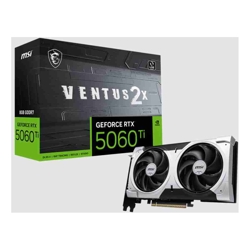 MSI nVidia GeForce RTX 5060 Ti 8G VENTUS 2X PLUS, PCI Express Gen 5 x16 (uses x8), Boost: 2572 MHz, CUDA 4608 Units, 8GB GDDR7, HDMI x 1(LS)