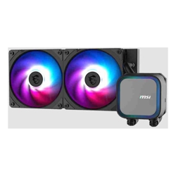 MSI MAG CORELIQUID A13 240 BLACK 2.4" IPS USB 2.0 pin header SATA 2 fans Two Ball Bearing AM5 / AM4 3 y warrenty