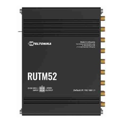 Teltonika | RUTM52 | Dual SIM & eSIM Industrial 5G Gigabit Router