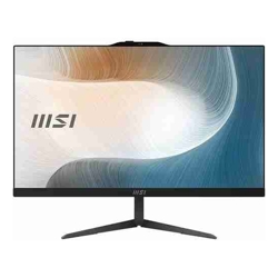 MSI Modern AM242P AIO Black 23.8in Non-Touch Core 5 120U D5 16GB 1TB SSD WiFi6 Webcam Height Adjustable Wired KBM Win11Pro 3Y Onsite