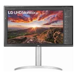 LG 27" 4K UHD IPS HDR400 16:9 (3840x2160)5ms60HzHDMI(2.0)x2DP(1.4)USB-C(90W)TILTPIVOTHEIGHT ADJSPK(5Wx2)VESA100x1003YR WTY