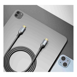 mbeat Tough Link 1.5m Certified 8K HDMI Cable Space Grey  HDMI 2.1 (male) to HDMI 2.1 (male) 50cm x 2.02cm x 1.13cm