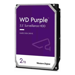 HikVision WD PURPLE 2TB SURVEILLANCE INTERNAL 3.5" SATA DRIVE HDD 3YR