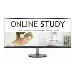 MSI PRO MP341CQ Black 34" WUQHD Curved Spk Business Monitor