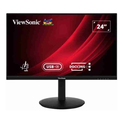 ViewSonic 24" Full HD Ergonomic Docking Monitor with USB-C 65w,USB 3.2 Hub,100hz,HDMI,DP,Ergonomics Height Adjust,Swivel,Pivot Advanced Wty,3YARW