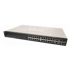 Cisco - SF 300-24P 24-Port 10/100 PoE Managed Switch 12 Month Warranty (Refurbished)