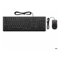 Lenovo 4X31R64400 keyboard Mouse included Universal USB US English Black