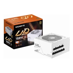 (LS) Gigabyte UD750GM ICE PG5 750W ATX PSU Power Supply  80+ Gold >90%  Black Flat Cables Single +12V Rail Japanese  >100K Hrs (NEW)