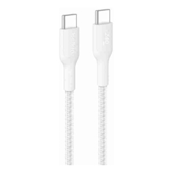 Belkin BoostCharge Pro USB-C TO USB-C 240W 2.0 Braided PCR Cable 1M White