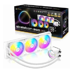 Antec Skeleton 360 ARGB-WHITE, All-in-One Liquid Cooler, 360mm, PWM ARGB fans, 2000RPM, 72.29CFM, 32dB, Intel/AMD support, aluminum radiator, 3Y wty