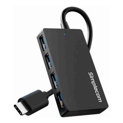 Simplecom CH352 4-Port SuperSpeed USB 3.0 Type-A Hub 