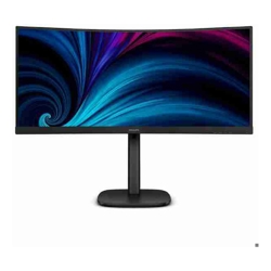 PHILIPS 34" (21:9) CURVE MONITOR, WQHD VA, HDMI, DP, USB(5), USB-C, LAN, KVM, H/ADJ, 4YR