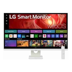 LG 31.5" 4K UHD Smart Monitor with webOS USB-C PD 65W AirPlay 2 Screen Share Bluetooth Magic Remote support and tilt adjustable stand