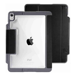 STM Dux Plus, Ultra-Protective case for Apple 12.9" iPad Pro/ 3rd Gen with Pencil Storage - Black (stm-222-197L-01), stm-222-197L-01