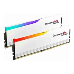 *Limits Apply, contact your AM* G.SKill F5-6000J3648D16GX2-RM5NRW, Ripjaws M5 Neo RGB Dimm With Heat Sink, DDR5, 32GB (2x16GB), 6000MHz, CL36, 1.25V, Matte White, Limited lifetime Warranty