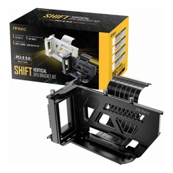 Antec AT-ARCVB-BK190-A-PCIE5 SHIFT ARGB Black PCI-E 5.0 190mm riser ARGB PCIe 5.0 x16 fits up to 3-slot GPUs 284-337mm size 1Y warranty