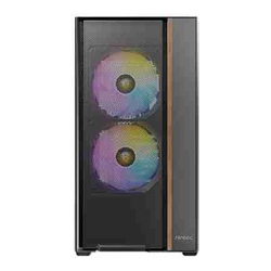 Antec Flux Rear ATX Micro-ATX ITX, TG side, 7 slots, 1x3.5",2x2.5", 5 fans incl ARGB, 360mm rad, GPU400mm, Mid Tower case